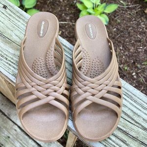 Okabashi Venice Women's Brown Sandals Size M/L 8-9